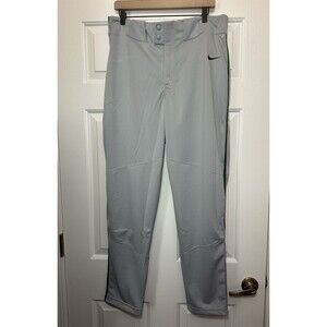 Size L Nike Pants Gray Dark Green Vapor Select Baseball Mens BQ5489-059 NEW